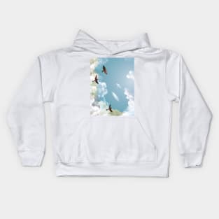 Blue sky Kids Hoodie